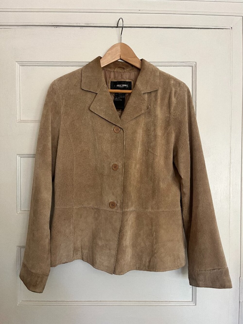 Vintage Brandon Thomas Tan Suede Blazer